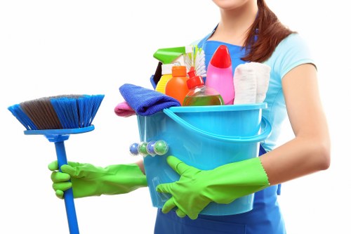 Technician managing carpet cleaning appointment details