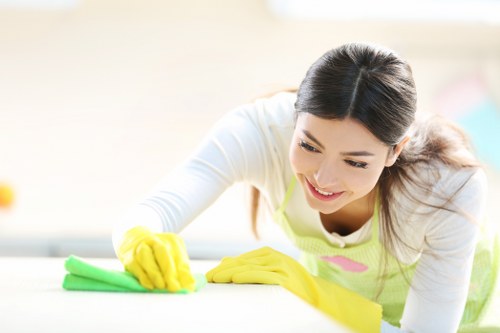 Upholstery cleaning service for modern living spaces near Canary Wharf