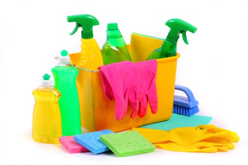 Office regular cleaning in a Canary Wharf commercial space
